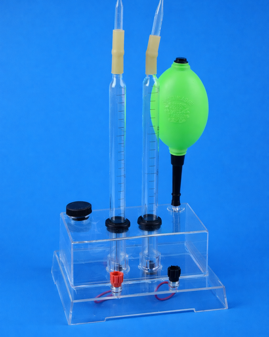 Hoffman Voltameter with stand